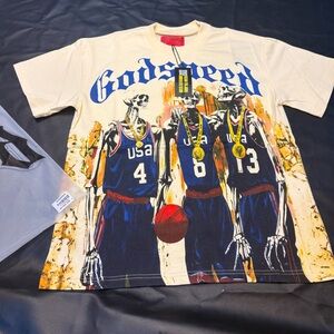 Godspeed Cream Graphic Tee